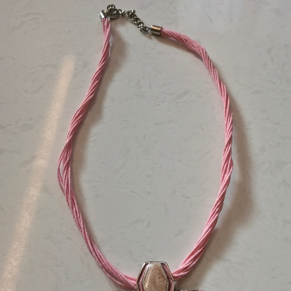 Beautiful Hand Made Pink Necklace - Picture 3 of 4